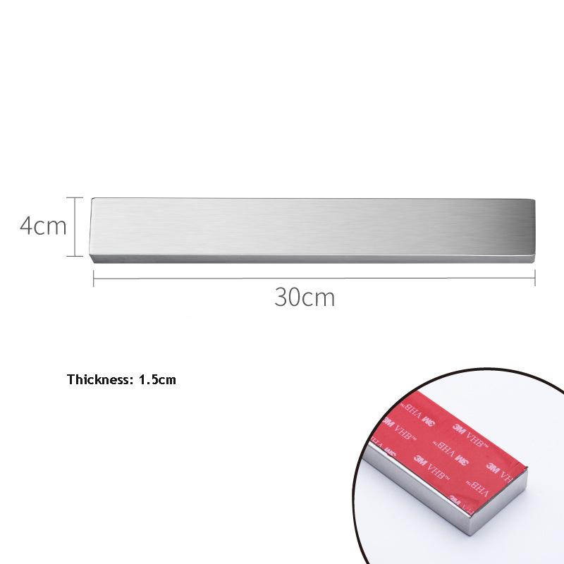 

LMETJMA Профессиональная магнитная полоса для ножей Магнитный держатель для ножей из нержавеющей стали Подставка для кухонных ножей 30 40 50 см KC0314
