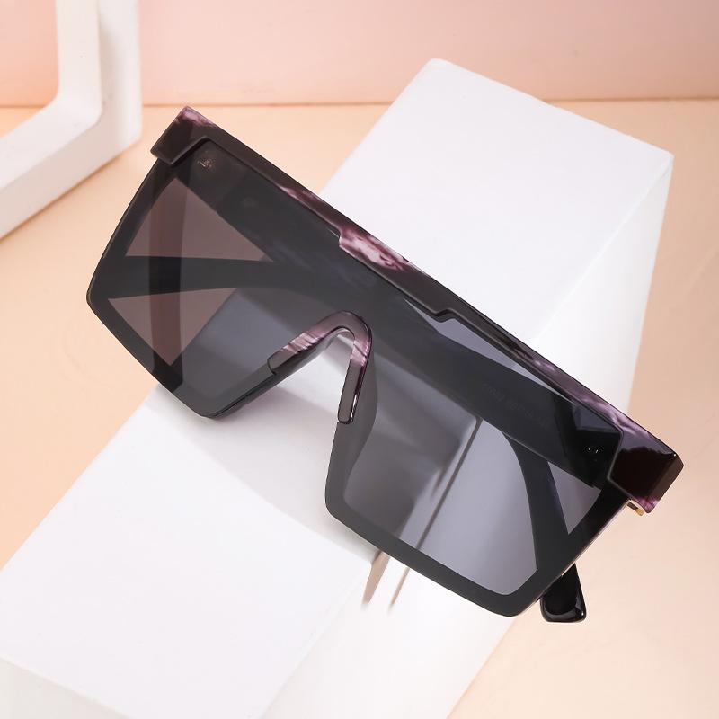 Sunglasses Women'S Sunglasses Women'S Integrated Large Frame Sunglasses Trendy Glasses Sunglasses