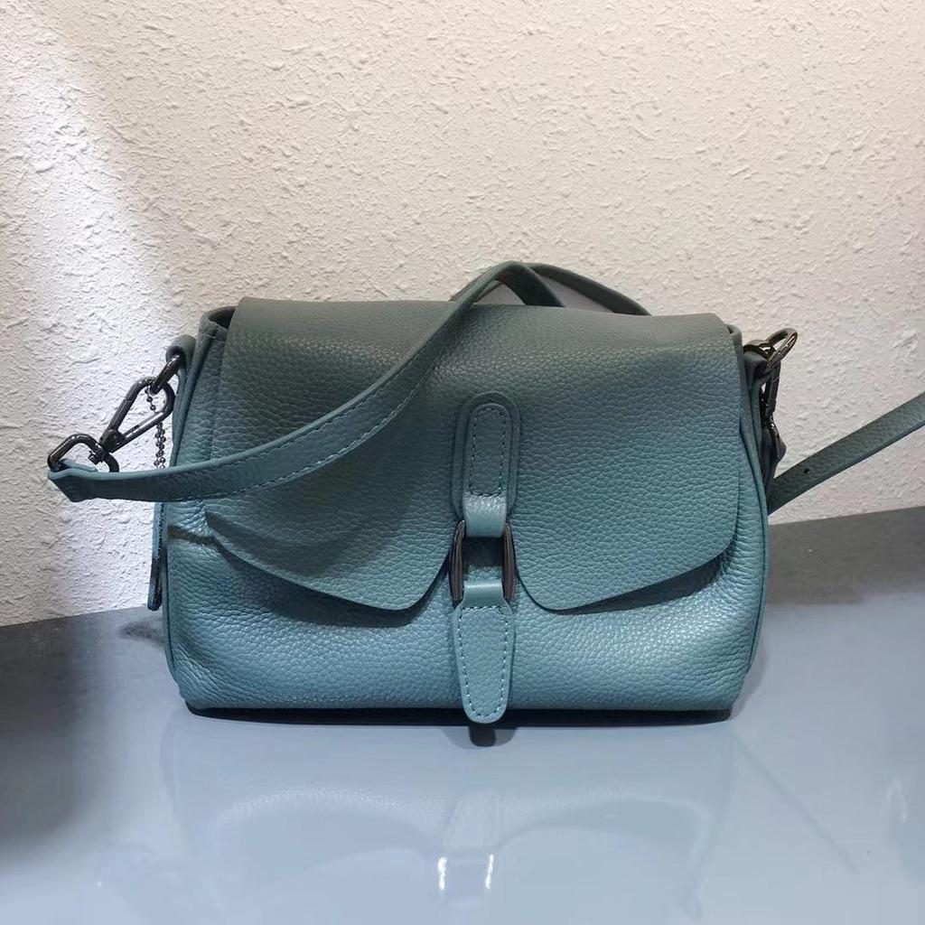 Women's Genuine Leather Cowhide Shoulder Crossbody Bag - Trendy, Versatile, and Soft