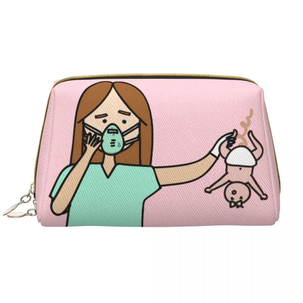 Doctor Nurse Medical Health Travel Toiletry Bag Women Cosmetic Makeup Bag S