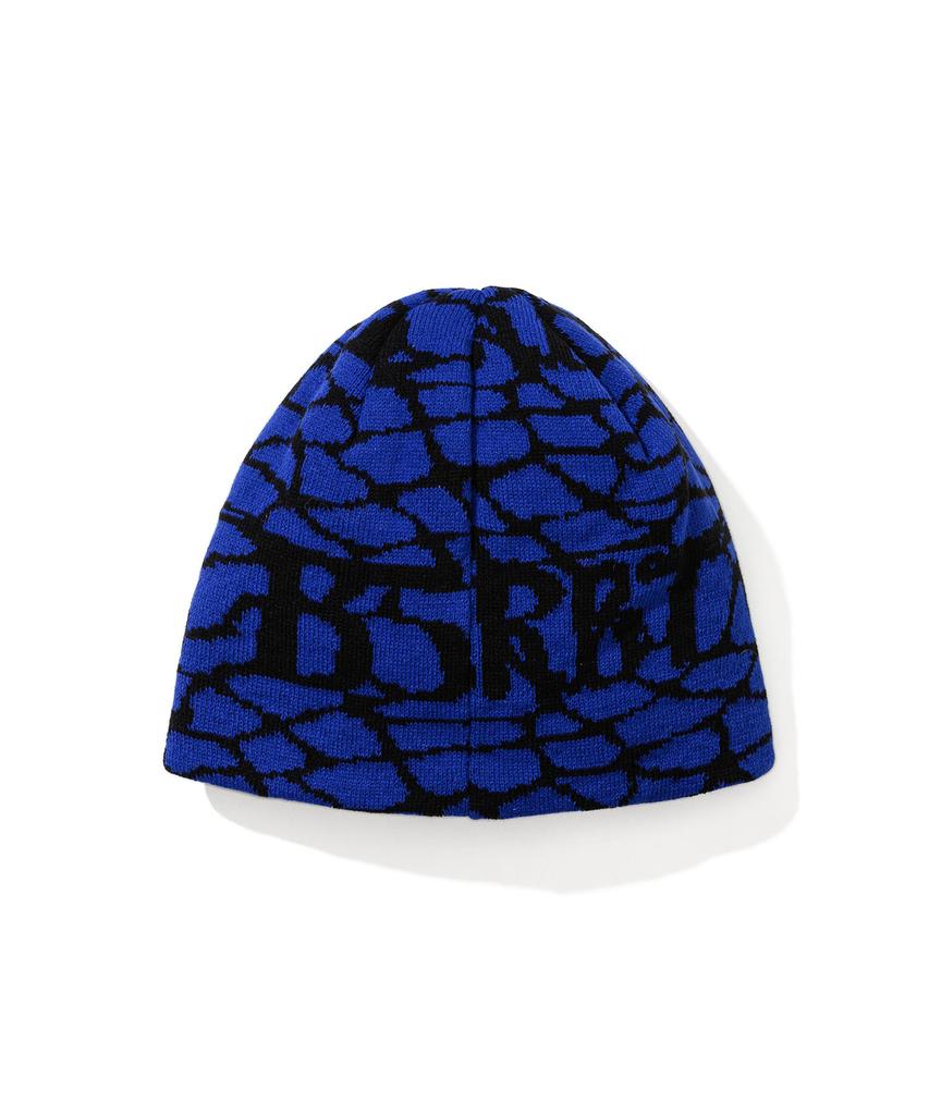 Bieseulaebis Cracked Pattern Beanie Blue
