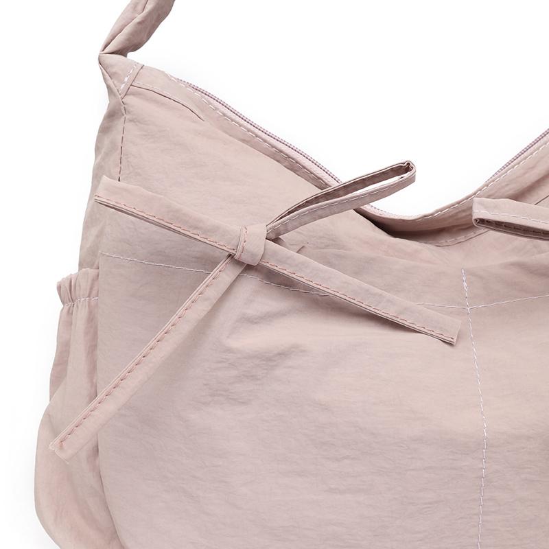 Simplified Nylon Knot Underarm Commuter Bag Women's Crossbody Bag Large Capaci Trendy Tote Bag
