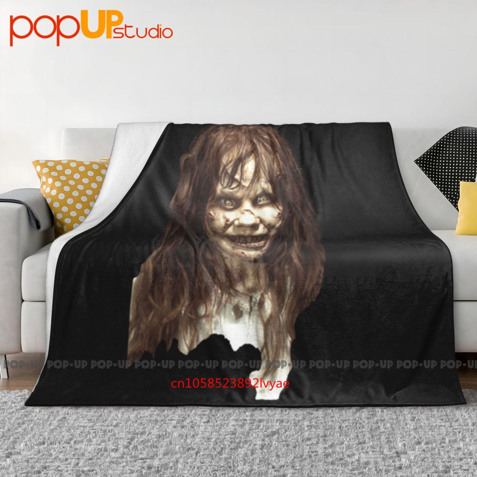 Exorcist Exorcist Regan Demon Horror Cult Movie Ultra-Soft Blanket Quilt Winter Sofa Cover Bed Covers Size: 75*100cm, Weight: 230 GSM