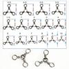 100pcs Swivels Fishing 3 Way Barrel Crossline Swivels Rolling Tackle Fishing