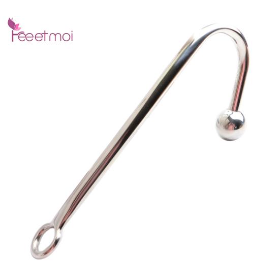 Prostata-Anal-Kugelhaken, Flirt-Analhaken aus Edelstahl mit Hygienefunktion