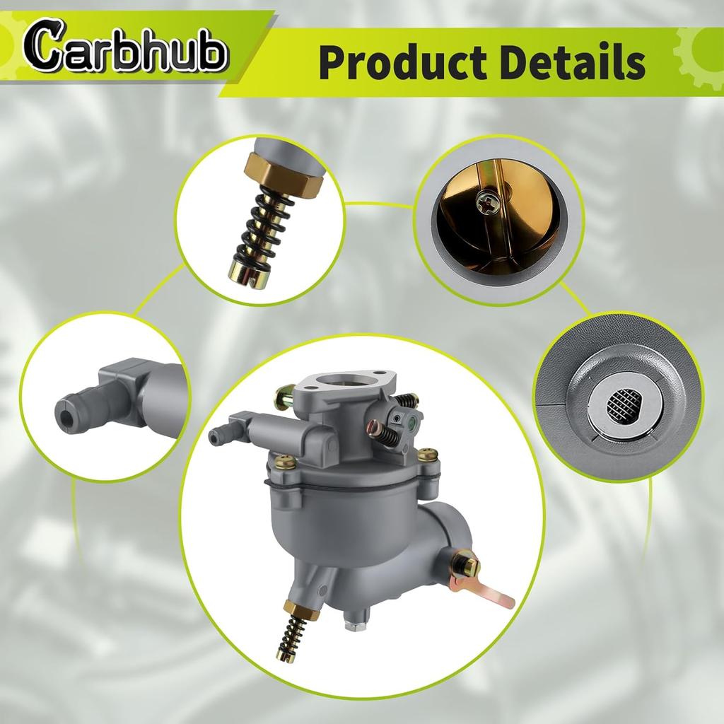 Carbhub Carburetor Replacement For 390323 394228 398170 7HP 8HP 9HP Horizontal Engines Troybilt Carb