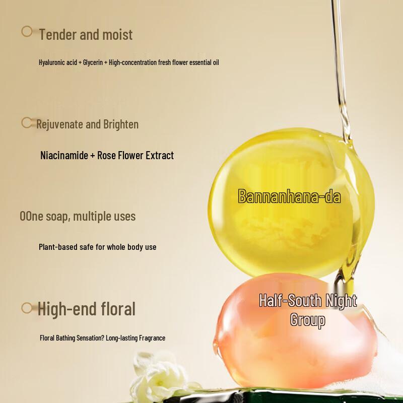 Ban Mu Hua Tian Rose Essential Oil Hair & Body Wash Set