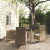 Vidaxl 5-Cz. Gartenmöbel-Set mit Kissen, PE-Rattan, Beige