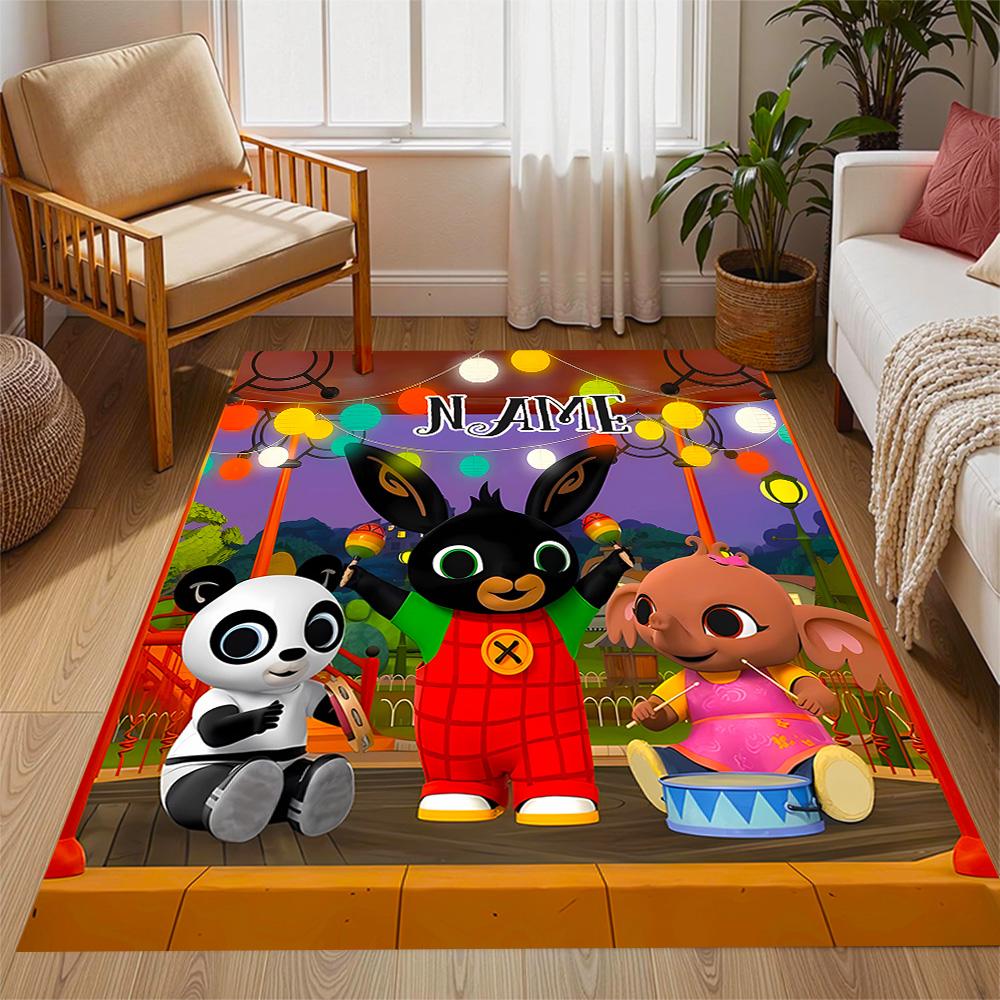 Friends Adventure Customize Your Name Floor Mat Design for Living Rooms Balcony Playrooms Kitchen Antislip Carpet Anime Office Decor Spiritual Gift