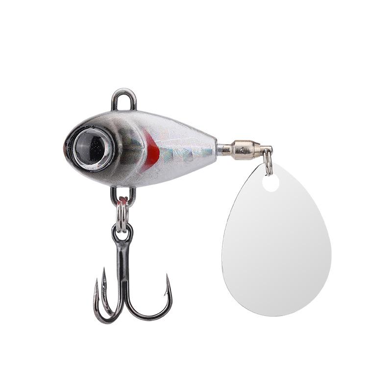 8g 10.5g 13g HWV02 Artificial Spintail VIB Lures Winter Sea Fishing Saltwater Bait Targeting Salmon and Pike Metal Material