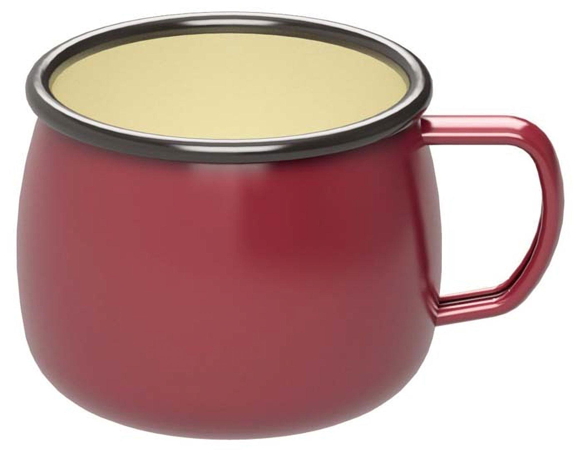 

CAPTAIN STAG BBQ Cup Enamel Mug Red 400ml Width 88 x Depth 117 x Height 75mm UH-502