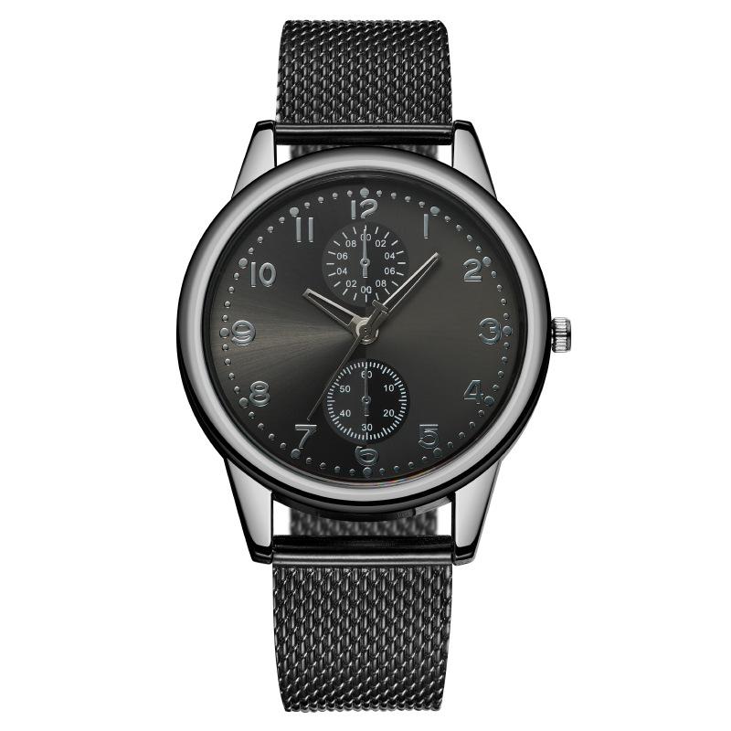 

Горячая Распродажа Модные Цифровые Двуглазые Мужские Часы Мужские Часы Кварцевые Мужские Часы чёрный