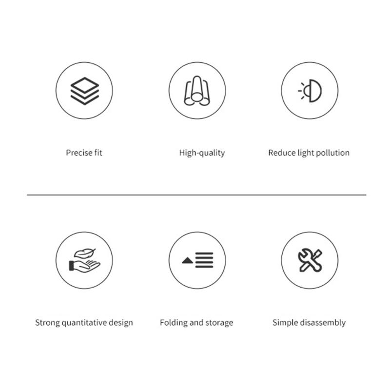 Magnetic Quick Release Cover for Camera LCD Screen with Sun Shade and Protector Foldable Lightweight Outdoor Photography Accessory