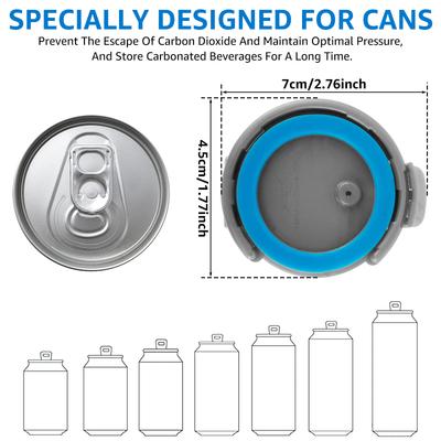 Can Sealing Lids Leak-Proof Can Cover Protector Reusable Can Toppers Travel Portable Soda Beverage Beer Can Cover Kitchen Gadget