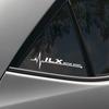 2PCS Car Side Window Sticker Decoration Auto Reflective Vinyl Trim Decal Accessories Sport Styling For Acura MDX RDX TLX ILX