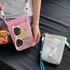 Hollowed-out Korean Style Shoulder Bag Sweet Mobile Phone Bag Fashionable Nylon Mesh Bag  Girls