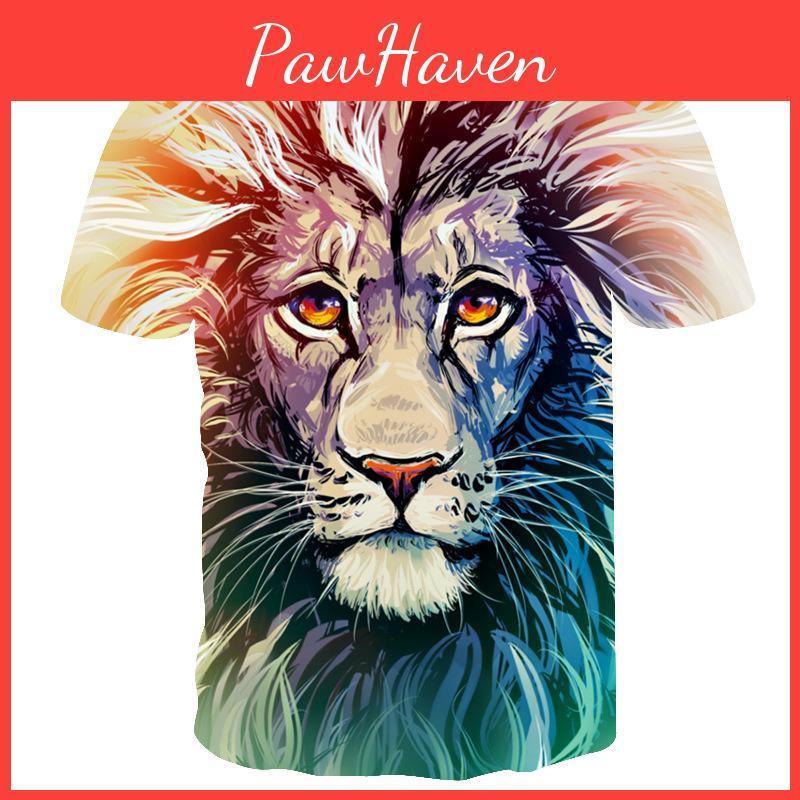 Premium Quality Lion Animal 3d Print T-shirt For Men And Women In All Sizes