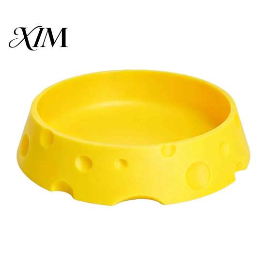 Comfortable Small Pet Shelter Cheese Hamster Hideout, Funny Cave House, Breathable House Food Bowl, Cage Accessory for Gerbils, Guinea Pigs Shaped