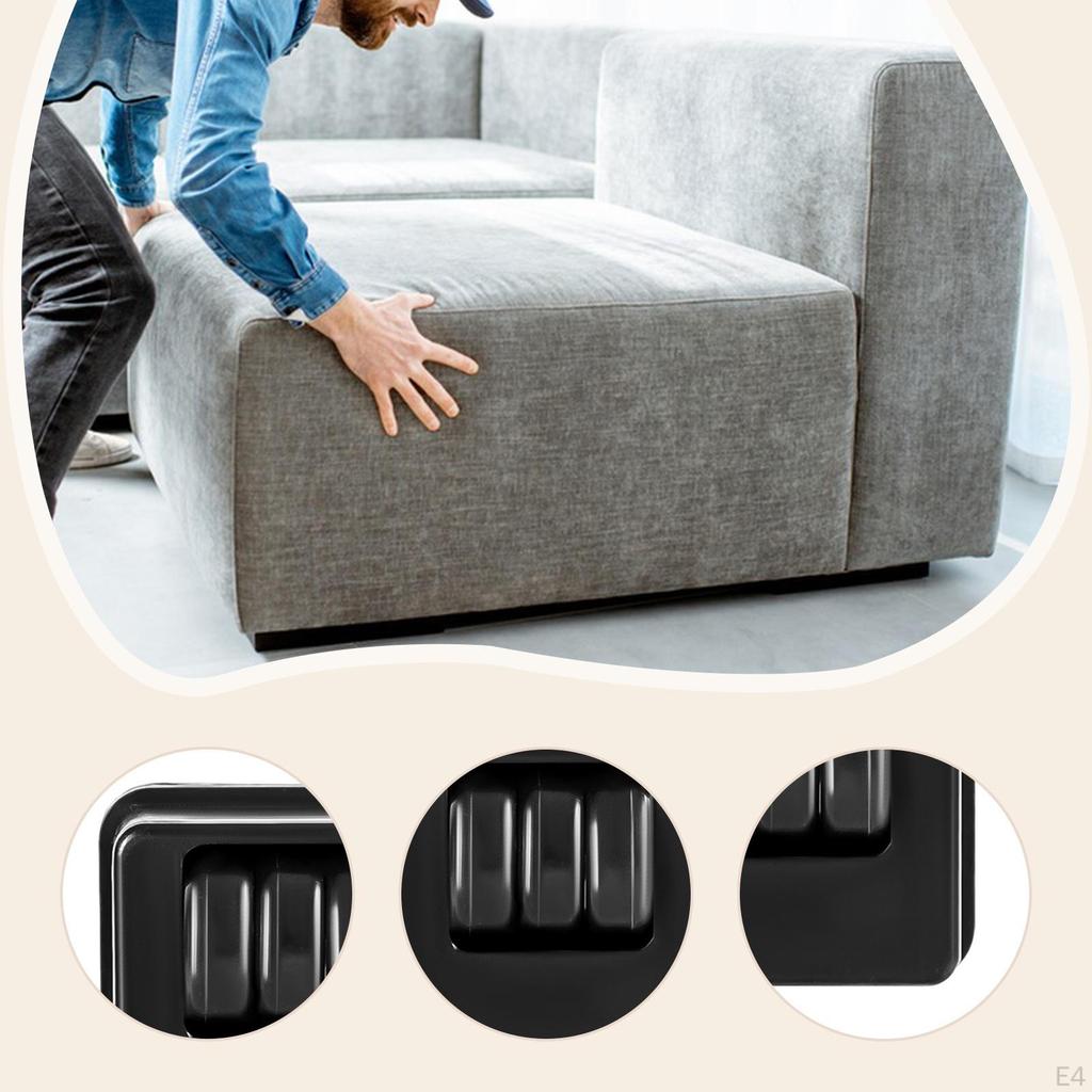 4 Pieces Furniture Caster Wheels ,Swivel Casters,Flexible Sturdy Smooth Rolling Set