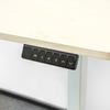 Electric adjustable automatic high standing desk 120x60 beige