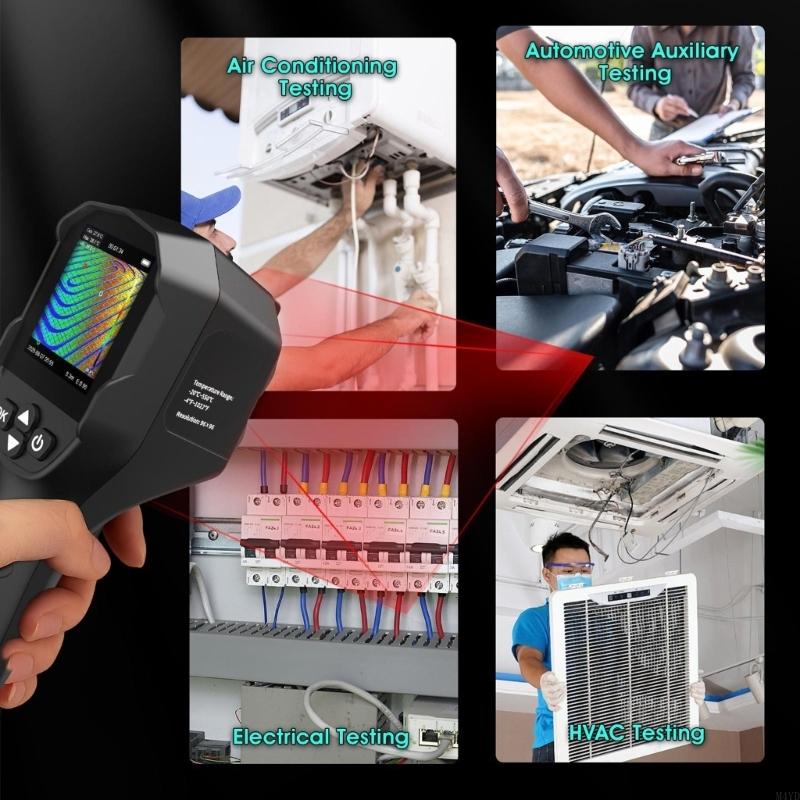 Thermal Imager 80x62/96x96 Resolution -20℃ To 500℃ Thermal Imaging Camera Type-C Port Thermal Camera with Flashlight M4YD