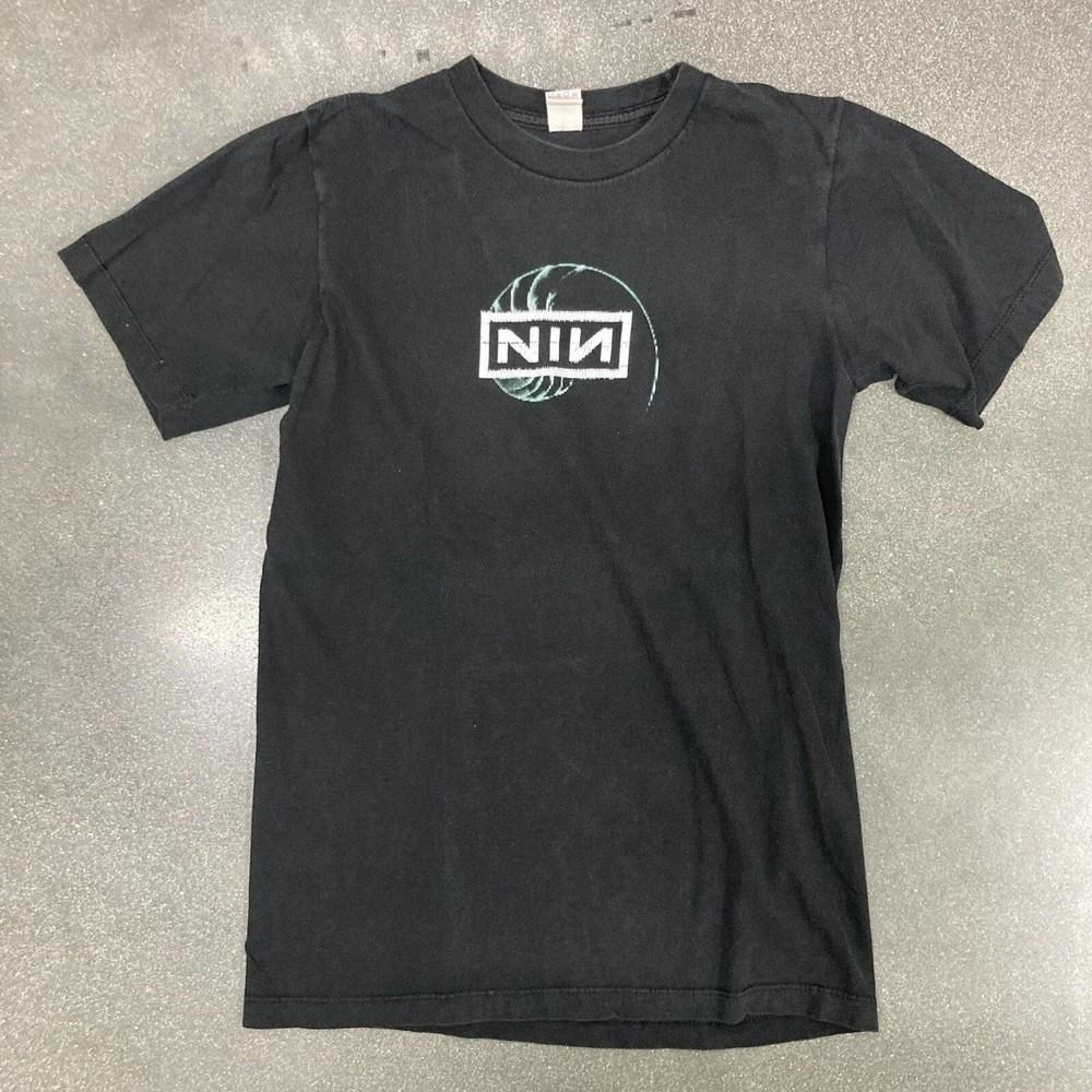 NIN Nine Inch Nails Repint Rock Band Tee Retro Tour Inspired Shirt Unisex T-Shirt L
