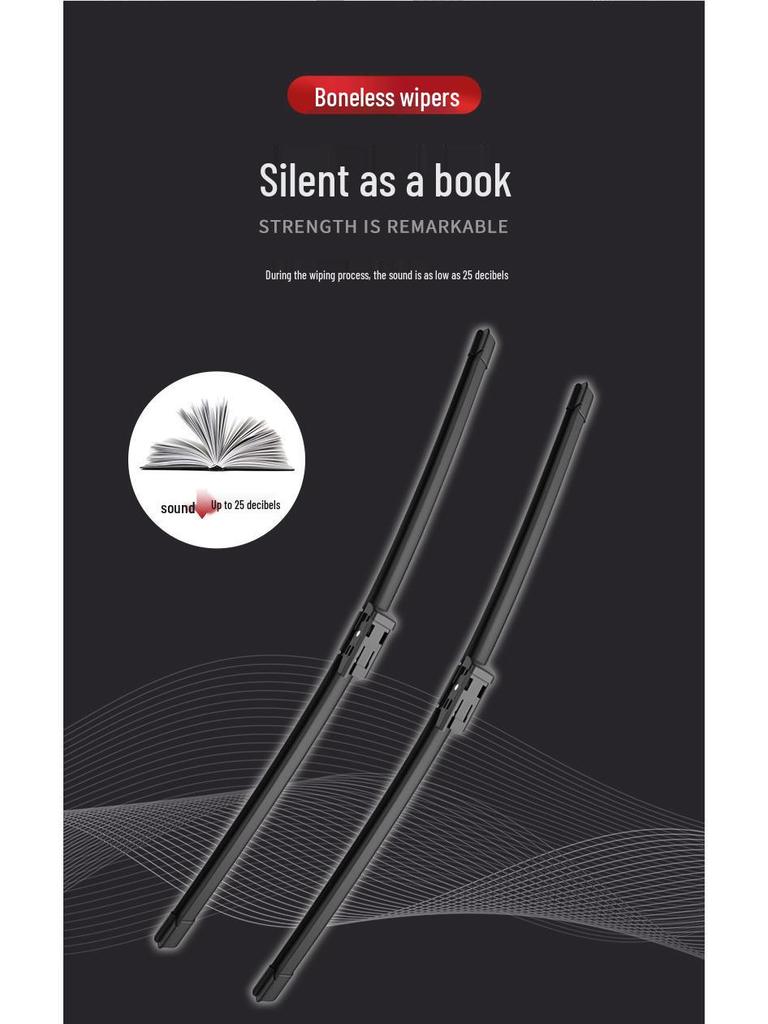 Kompatible Scheibenwischer für den 2020 Nissan Sylphy 14. Generation: Original 14", 21", 22" rahmenlos, 23" leise, 24" Wischer.