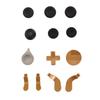 Replacement Thumbsticks Kit Sensitive Magnetic Metal Thumbsticks for     Series 2