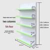 Hospital Pharmacy Multilayer Display Rack: Double/Single-Sided Wall-Mounted Medicine Cabinet