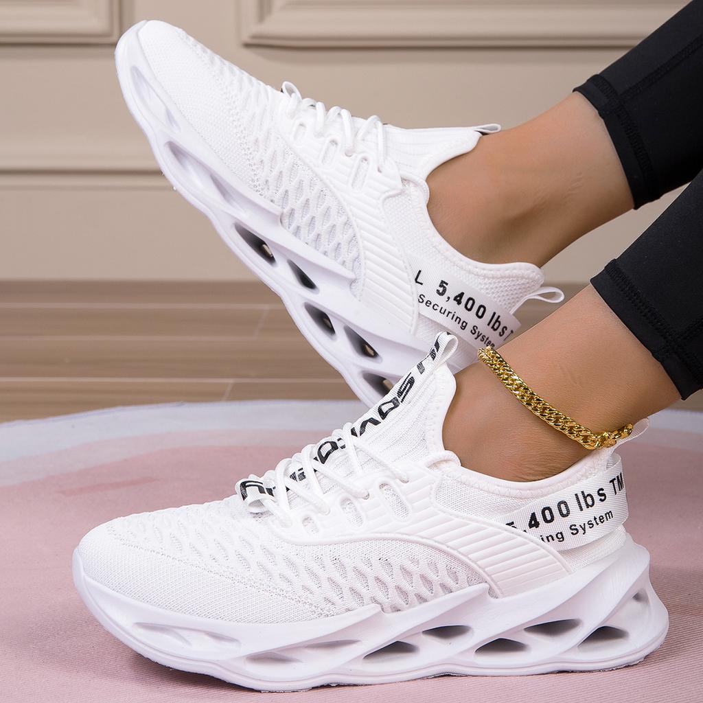 Fashion Summer Mens High Quality Sneaker Casual Sport Tennis Shoes Solid Color Breathable Lace Up Outdoor Running Training Women Shoes
