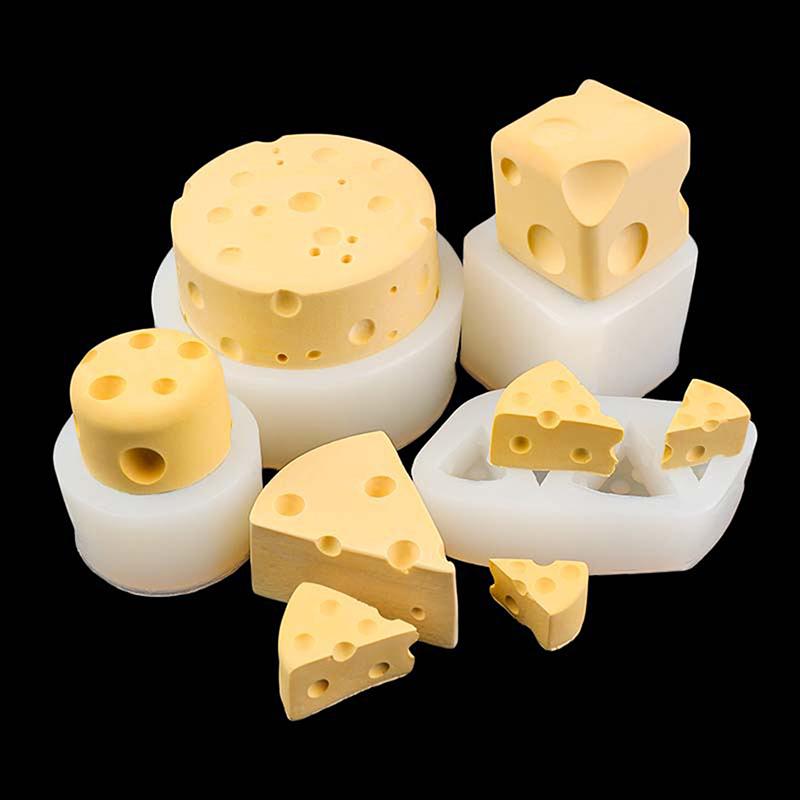Cheese Embryo Style Silicone Candle Mold Handmade-Soap Diy Candle Art Mould Mochi Squishy Toy Mold Baking Tool Kitchen