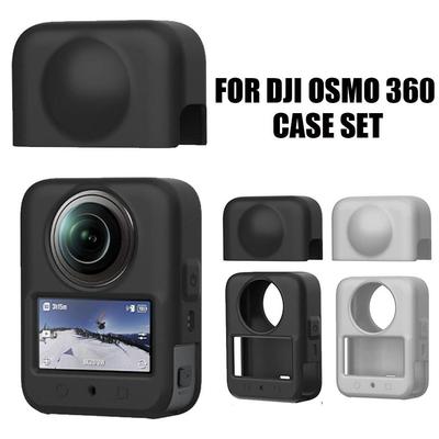 For DJI OSMO 360 Silicone Case Body Protector Cover Anti-scratch All-Round Screen Protector Sleeve for DJI Camera Accessories