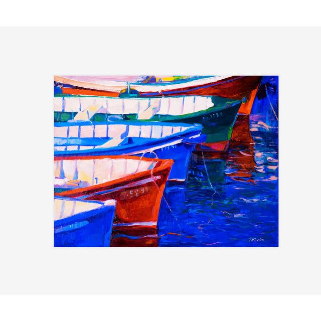 Landschaft Bunte Bäume Mittelmeer Kleine Stadt Dekorative Malerei Leinwand Malerei Öl Wand Bilder für Wohnzimmer Kunst