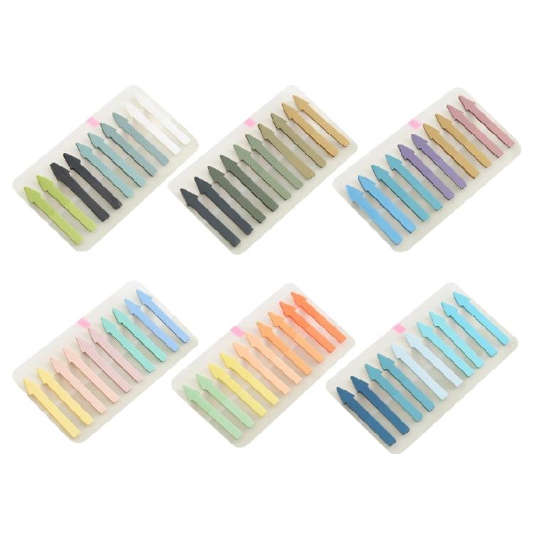 1200/2400Pcs Colored Index Label Sticker Writable File Labels Self Adhesive Index Label Labelling Sticker for Marking