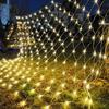 Outdoor LED Fishing Net Lights, Waterproof Starry Sky Mesh for Courtyard, Lawn, and Tree Decoration