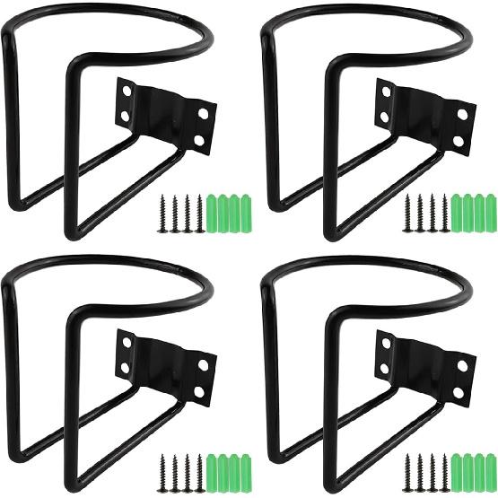 TIHOOD 4PCS Boat Ring Cup Holder Stainless Steel, Wall Mounted Cup Drink Holders For Boat, Universal Cup Holders For Marine, Yacht, Truck, RV,