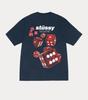 Stussy Rollers Tee Navy Large New With Tags Unisex T-Shirt