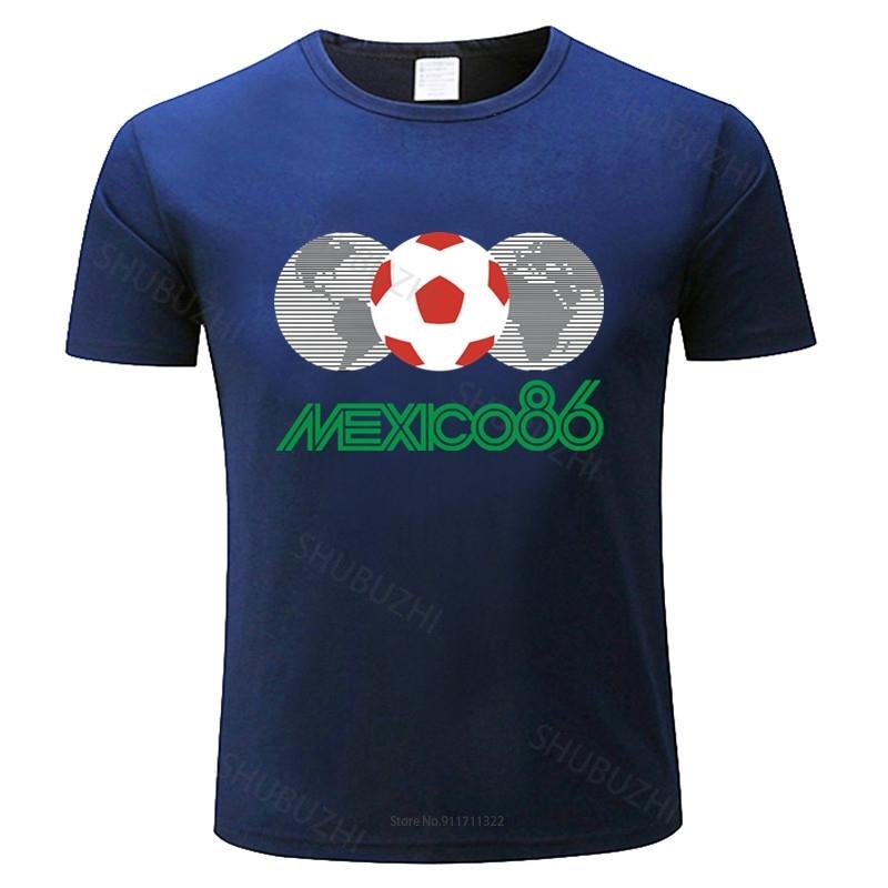 mens short sleeve t shirt Mexico 86 T-Shirt  Cotton 1986 men's top tees fashion tee-shirt male summer tops