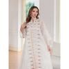 Light and Cool Dubai Europe Robe Middle East Plus Size Big Man Arab Embroider Dress Dresses