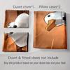Duck wearing tie. Bedding Duvet cover sets Duvet covers Pillowcases gifts (1 * Duvet Cover 2 * Pillowcases, without duvet insert)