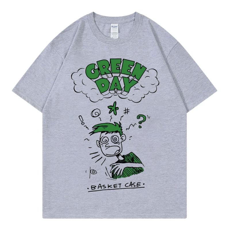 Punk Rock Band Green Day Merch Tshirts Concert Tour 2025 Fan Gift T Shirts Men Womem Clothing High Street Fashion Trend Tshirt