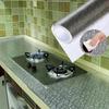 High Temperature Self-adhesive Wall Sticker 40*100cm Kitchen Stove Aluminum Foil Oil-proof Waterproof Stickers Antifouling
