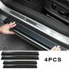 4x Auto Car Door Plate Sill Scuff Cover Anti-Scratch Stickers Accessories Trims