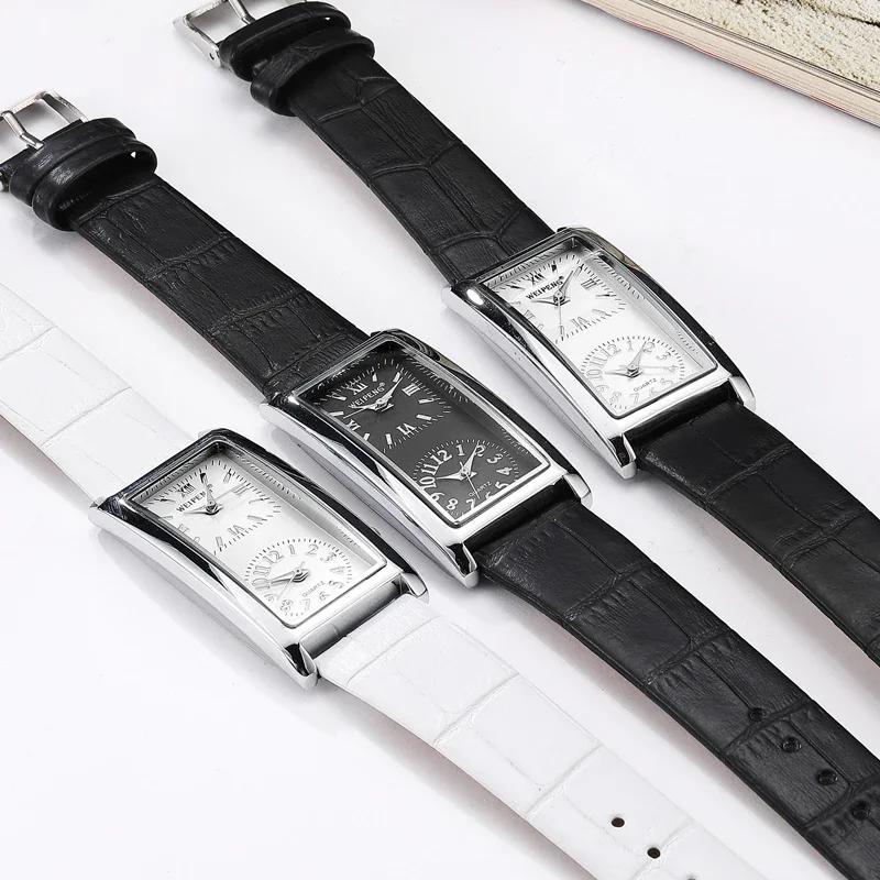 Mode Freizeit Business Dualzeit Duales Zifferblatt Uhren für Mann Frau Paar Uhr Quarzuhren Relogio Feminino Montre