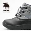 Mozu Bean Short Snow 5684 Boots, Men's Boots, Waterproof, Non-Slip, Water-Repellent, Fleece-Lined, Gray, (5684,GRY,LLL)