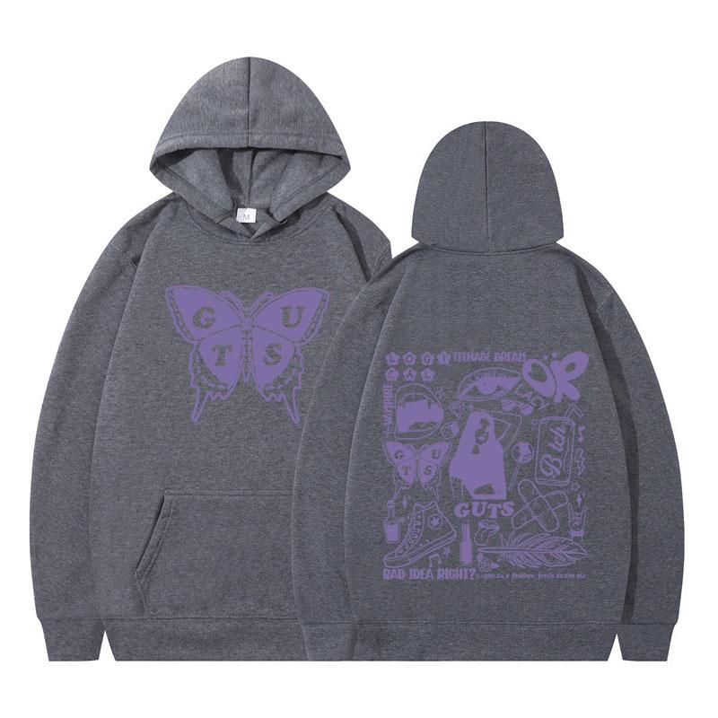 Vintage Sour Guts Vampire Hoodie Men Women Clothing Fashion Sweatshirts Harajuku Casual Oversized Hoodies