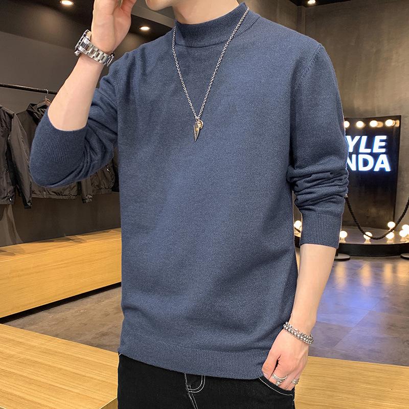 Korean Style Youth Men's Trendy Casual Knit Sweater Pullover
