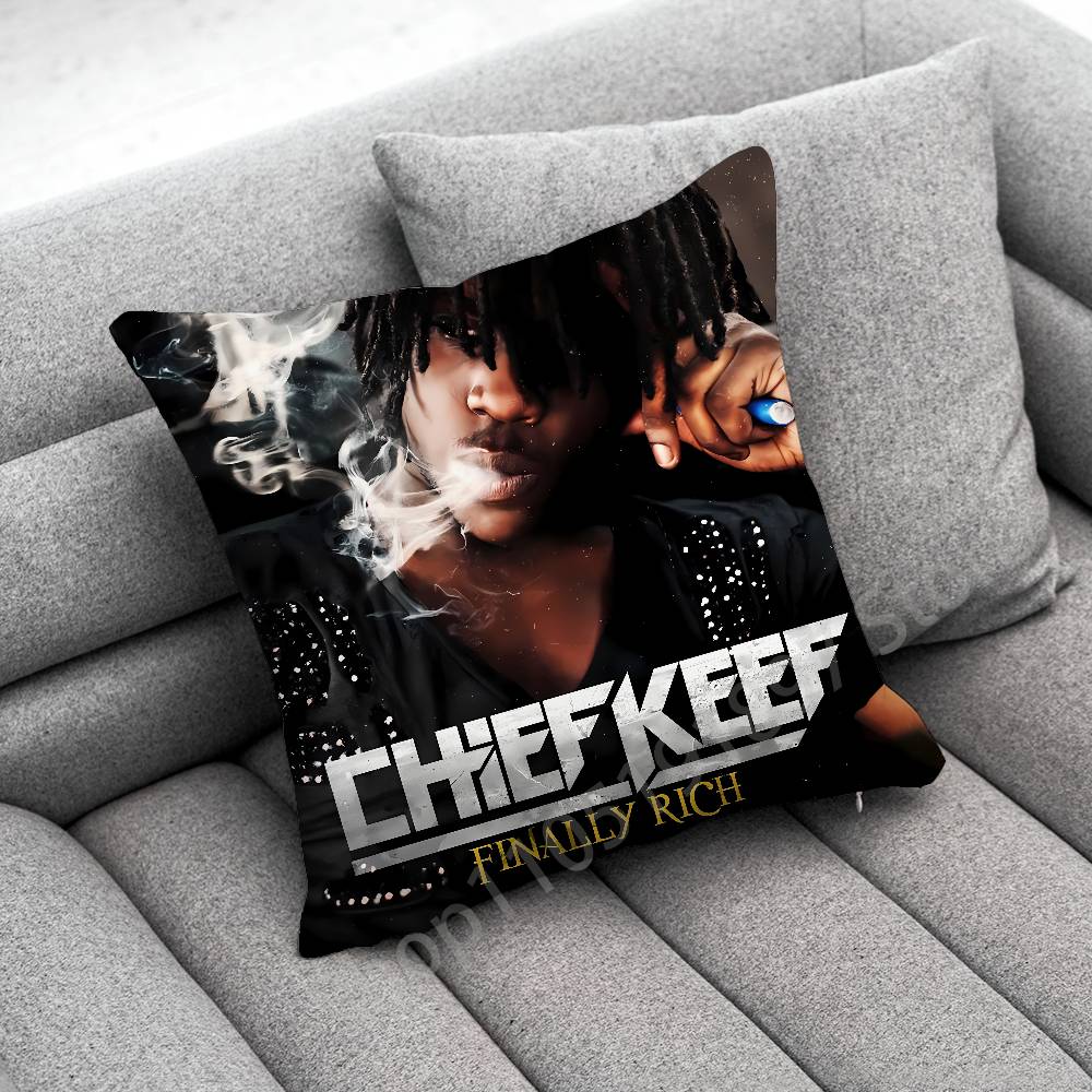C-Chief K-Keef Endlich Reich Widmung Kissenbezug Für 40x40cm 45x45cm 50x50cm 55x55cm Quadratischer Sofakissenbezug Hülle