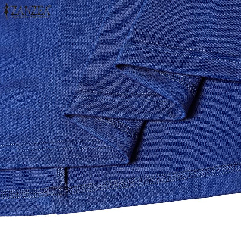 ZANZEA Dámské vintage pletené šaty s čtvercovým výstřihem do pasu bez rukávů