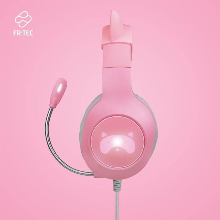 Tanooki Gaming-Headset mit Katzenohren